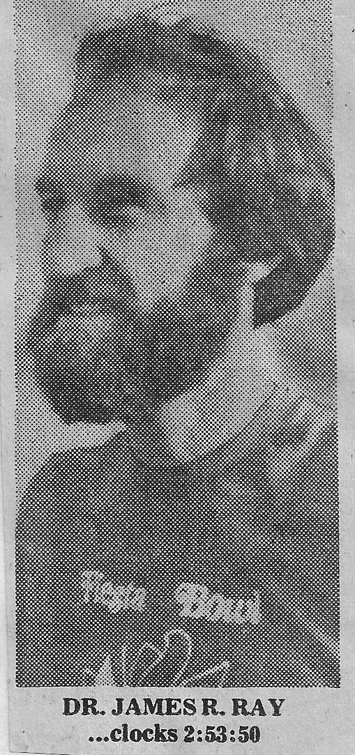 Dr. Ray completes Boston Marathon