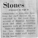 Father and Son Stones lead medical staffs in openings of two hospitals in Hobbs.